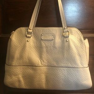 Kate Spade New York Grey Leather Shoulder Bag